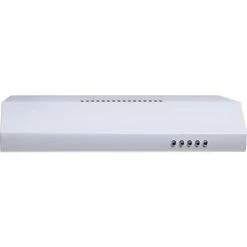 SIA STE50WH 50cm White Slimline Visor Cooker Hood Kitchen Extractor Fan -Kitchen Appliance Store 65334803 2