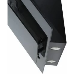 SIA AGE91BL 90cm Black 3 Colour LED Edge Lit Angled Glass Cooker Hood Extractor -Kitchen Appliance Store 65334819 3