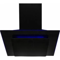 SIA AGE91BL 90cm Black 3 Colour LED Edge Lit Angled Glass Cooker Hood Extractor -Kitchen Appliance Store 65334819 5