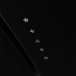SIA 90cm Touch Control Black Angled Curved Glass Cooker Hood Kitchen Extractor 8 SIA 90cm Touch Control Black Angled Curved Glass Cooker Hood Kitchen Extractor -Kitchen Appliance Store 65334820 2
