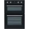 SIA DO102 60cm Black Built In Double Electric True Fan Oven With Digital Timer -Kitchen Appliance Store 65334829 1