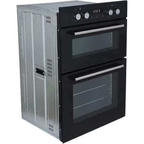 SIA DO102 60cm Black Built In Double Electric True Fan Oven With Digital Timer 5 SIA DO102 60cm Black Built In Double Electric True Fan Oven With Digital Timer - Image 3