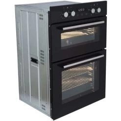 SIA DO102 60cm Black Built In Double Electric True Fan Oven With Digital Timer 11 SIA DO102 60cm Black Built In Double Electric True Fan Oven With Digital Timer -Kitchen Appliance Store 65334829 5