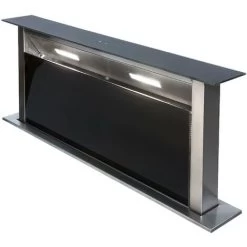 SIA DD90BL 90cm Black Touch Control Downdraft Kitchen Cooker Hood Extractor Fan 8 SIA DD90BL 90cm Black Touch Control Downdraft Kitchen Cooker Hood Extractor Fan -Kitchen Appliance Store 65334840 2