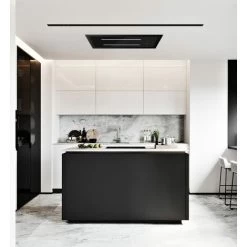 ViandPro - Aria Flush Fit Ceiling Hood 90 X 30 Black - Black Glass / Black Frame -Kitchen Appliance Store 67718215 3