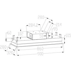 ViandPro - Aria Flush Fit Ceiling Hood 90 X 30 Black - White Glass / White Frame 9 ViandPro - Aria Flush Fit Ceiling Hood 90 X 30 Black - White Glass / White Frame -Kitchen Appliance Store 67718507 4
