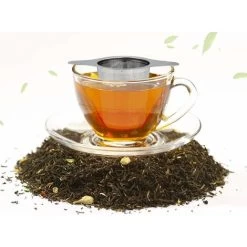 Extra Fine 18/8 Stainless Steel Tea Infuser Mesh Strainer With Large Capacity & Perfect Size Double Handles For Hanging On Teapots, Mugs, Cups To Steep Loose Leaf Tea And Coffee -Kitchen Appliance Store 68107878 3