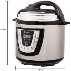 1000W Push-button Stainless Steel Electric Pressure Cooker 13 In 1 Cooking Mode, Stainless Steel Color -A -Kitchen Appliance Store 68154252 5