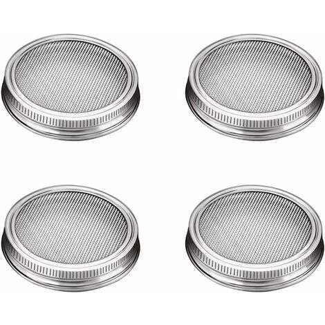 Pack Stainless Steel Sprouting Jar Lid Kit For Excellent Ventilation Wide Mouth Mason Jars Mason Jars For Making 3 Pack Stainless Steel Sprouting Jar Lid Kit For Excellent Ventilation Wide Mouth Mason Jars Mason Jars For Making
