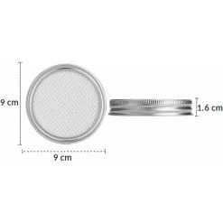 Pack Stainless Steel Sprouting Jar Lid Kit For Excellent Ventilation Wide Mouth Mason Jars Mason Jars For Making 9 Pack Stainless Steel Sprouting Jar Lid Kit For Excellent Ventilation Wide Mouth Mason Jars Mason Jars For Making -Kitchen Appliance Store 72509571 3