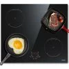 Induction Hob, 4 Zones Built-in Electric Hob 60cm Induction Cooker 6400w Touch Control, Child-safety Lock, Stop&go Function, Hard Wire, No Plug Included -Kitchen Appliance Store 72566703 1