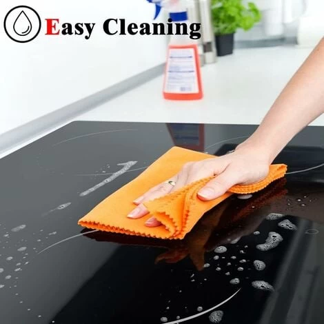 Electric Hob 4 Zone Ceramic Hob 60 Cm With Touch Control 6000W 9 Power Levels Safety Lock Auto Switch Off Safety Residual Heat Indicator Hard Wire, No Plug Included 6 Electric Hob 4 Zone Ceramic Hob 60 Cm With Touch Control 6000W 9 Power Levels Safety Lock Auto Switch Off Safety Residual Heat Indicator Hard Wire, No Plug Included - Image 4