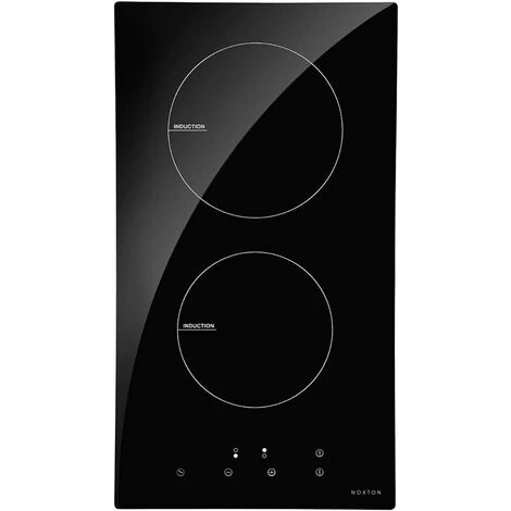 NOXTON Induction Hob Built-in 2 Zone Domino Electric Hobs With Touch Controls Black Glass Hot Plate 30cm 3500W 3 NOXTON Induction Hob Built-in 2 Zone Domino Electric Hobs With Touch Controls Black Glass Hot Plate 30cm 3500W