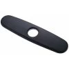 10 Bathroom Kitchen Faucet Hole Deck Plate Matte Black Escutcheon Plate For 1 Or 3 Holes, 1 Piece, Black 1 10 Bathroom Kitchen Faucet Hole Deck Plate Matte Black Escutcheon Plate For 1 Or 3 Holes, 1 Piece, Black -Kitchen Appliance Store 81324604 1