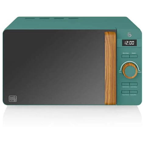 Swan Nordic Pine Green 20 Litre Digital Microwave 3 Swan Nordic Pine Green 20 Litre Digital Microwave