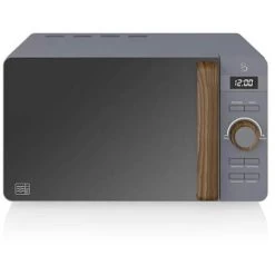 Swan Nordic Slate Grey 20 Litre Digital Microwave