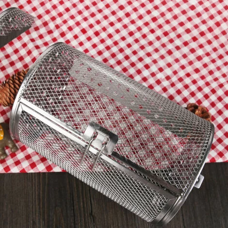 Electric Oven Universal Fitting Kitchen Nuts/Peanuts/Chestnuts Baking Stainless Steel Rotation Roast Cage 2314cm 5 Electric Oven Universal Fitting Kitchen Nuts/Peanuts/Chestnuts Baking Stainless Steel Rotation Roast Cage 2314cm - Image 4