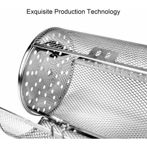 Electric Oven Universal Fitting Kitchen Nuts/Peanuts/Chestnuts Baking Stainless Steel Rotation Roast Cage 2314cm 6 Electric Oven Universal Fitting Kitchen Nuts/Peanuts/Chestnuts Baking Stainless Steel Rotation Roast Cage 2314cm - Image 5