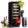 Klarstein Vinovilla 20 Built-In Wine Fridge 50l / 20 Bottles Glass Door Stainless Steel -Kitchen Appliance Store 88779318 1