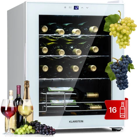 Klarstein Shiraz 16 Quartz Wine Fridge 42l Touch Control Panel 160 W 5-18 °C 3 Klarstein Shiraz 16 Quartz Wine Fridge 42l Touch Control Panel 160 W 5-18 °C