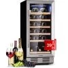 Klarstein Vinovilla 29 Built-In Wine Fridge 81 L / 29 Bottles 1 Zone Glass Door Stainless Steel -Kitchen Appliance Store 92526667 1