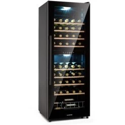 Klarstein Barossa 54 Duo Wine Refrigerator 2 Zones 148 Litres 54 Bottles Touch Display