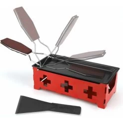 Mini Four Rôtissoire à Fromage Antiadhésif Avec Spatule En Silicone Pour Faire Fondre Le Fromage, Le Chocolat