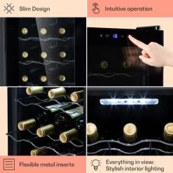 Klarstein Barolo 15 Uno Wine Fridge 48 Ltr 15 Bottles 11-18°C SingleZone 11 Klarstein Barolo 15 Uno Wine Fridge 48 Ltr 15 Bottles 11-18°C SingleZone -Kitchen Appliance Store 95234536 5