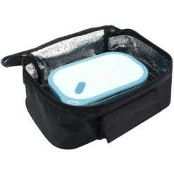 Portable Oven, 12V Car Food Warmer, Personal Mini Microwave For Cooking & Reheating Food, Electric Heated Lunch Box For Travel, Camping, Office, Home