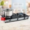 Klarstein Barzona 3 Camping Stove 3 Burners 3.4 KW & 0.75 KW & 4.3 KW Glass Top And Stainless Steel Housing -Kitchen Appliance Store 95821199 1