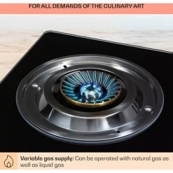 Klarstein Barzona 3 Camping Stove 3 Burners 3.4 KW & 0.75 KW & 4.3 Glass Top & Stainless Steel Housing -Kitchen Appliance Store 95821231 5