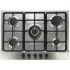70cm Built In LPG 5 Burner Gas Hob In Stainless Steel - DOMAPP70CPSSLPG -Kitchen Appliance Store 96459838 1