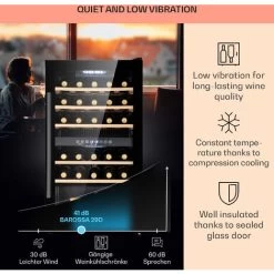 Klarstein Barossa 29 Duo Wine Refrigerator 29 Bottles 80 Litres 2 Zones Push-button Control 10 Klarstein Barossa 29 Duo Wine Refrigerator 29 Bottles 80 Litres 2 Zones Push-button Control -Kitchen Appliance Store 96529626 4